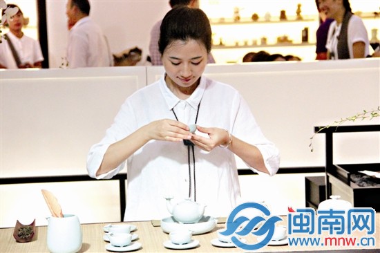 廈門(mén)茶博會(huì)的茶道表演