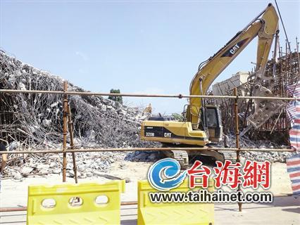 海滄在建高架橋垮塌