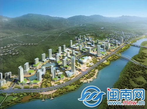 陽江創(chuàng)意文化產(chǎn)業(yè)園總體鳥瞰圖