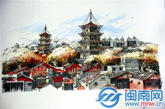 泉州的地標，東西塔