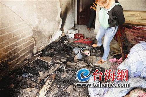 翔安馬巷一出租屋起火