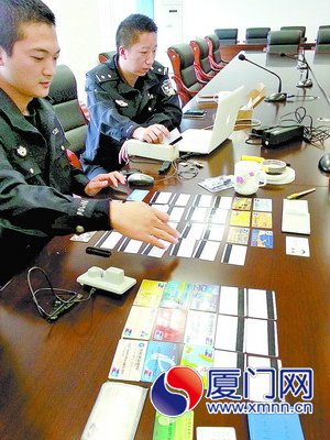 警方繳獲的嫌疑人作案工具