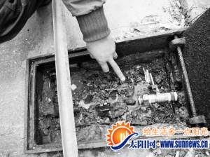 總水表附近的水管被“處理”，17戶(hù)斷水