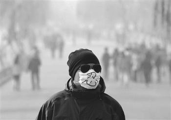 五日，杭州霧霾天