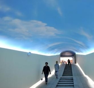 民眾在廈門鴻山隧道參觀