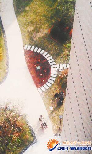 “沙霸”眼線圍坐在小區(qū)里聊天