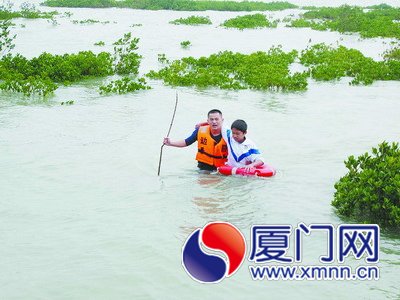 莊警官救出13歲男孩