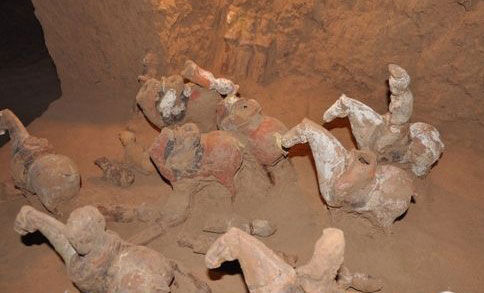 上官婉兒墓葬內(nèi)部照片