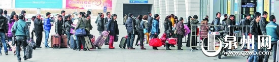 泉州動車站今年春運預(yù)計將發(fā)送旅客70萬人次