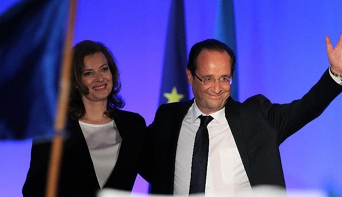 法國總統(tǒng)奧朗德宣布與特里耶韋萊分手