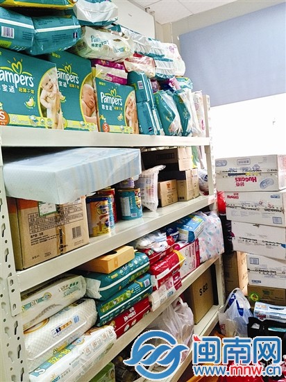 海滄醫(yī)院專門騰出房間，放置愛心人士捐贈(zèng)的寶寶用品