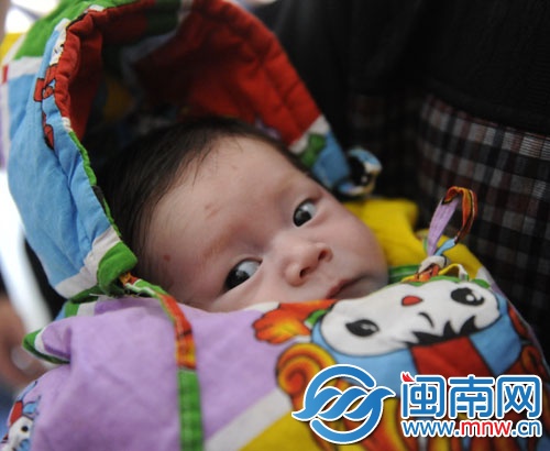 出院時，寶寶精神不錯