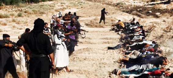 伊拉克極端武裝處決大批伊安全部隊(duì)士兵2